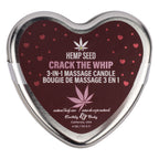 EB Hemp Seed 3 in 1 Candle 113g - Crack The Whip, Rose Amber Scent > Candles > Massage