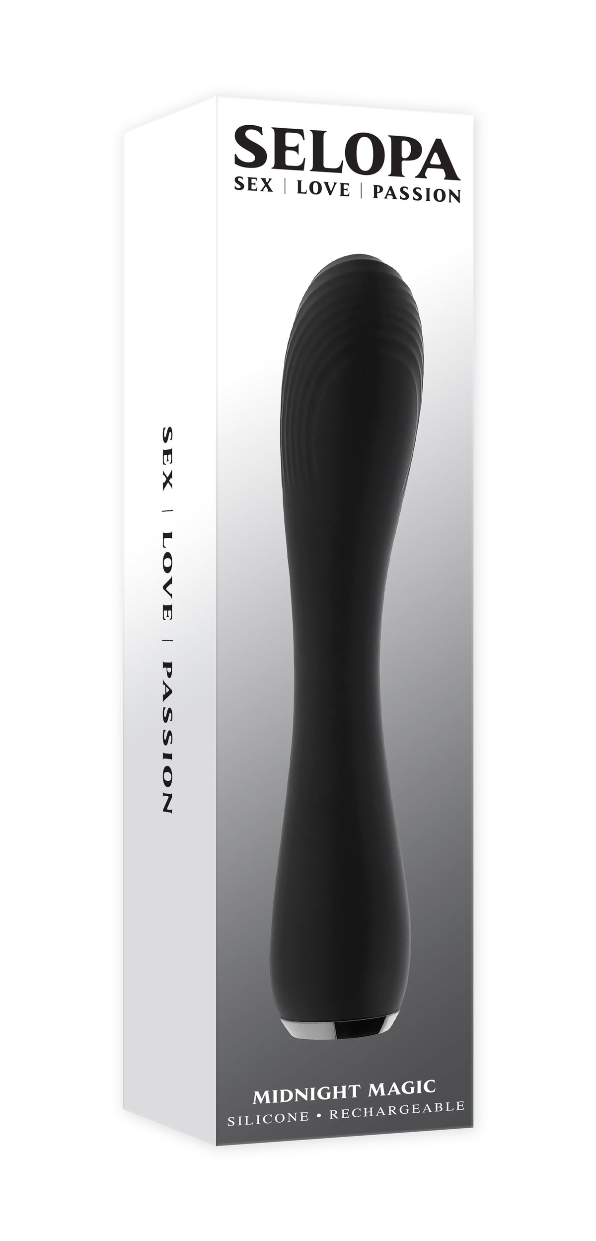 Selopa Midnight Magic - Waterproof Vibrator 20.2cm Black > Sex Toys For Ladies > G-Spot Vibrators