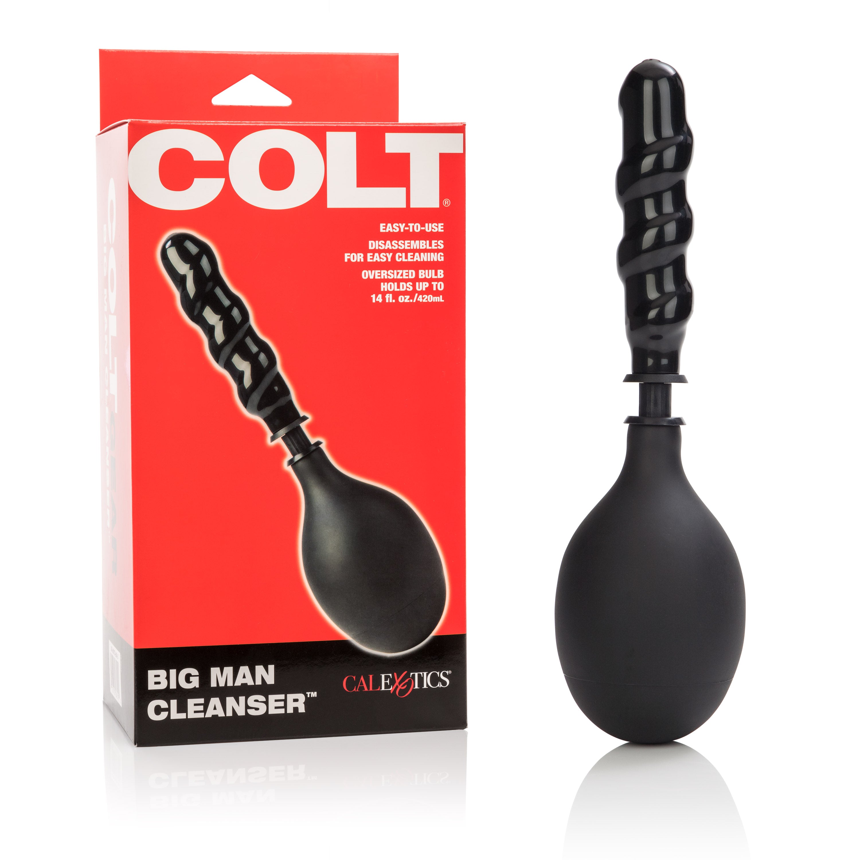 Colt Big Man Cleanser – Phthalate-Free PVC Spiraled Probe Anal Cleanser > Essentials > Douches