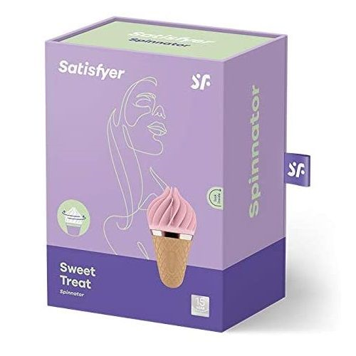 Satisfyer Sweet Treat Rotating Clitoral Vibrator Pink STIMULATORS