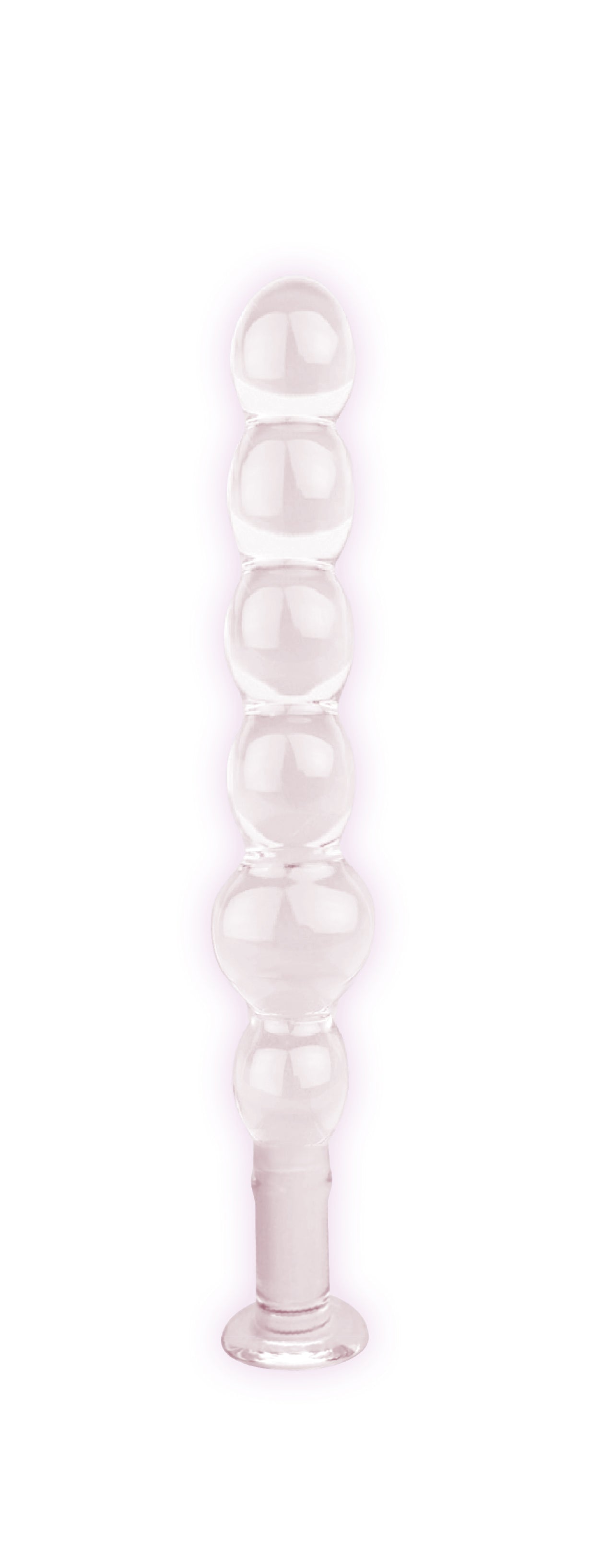 The 9's Glass First Thins Elliptical (Clear) – Smooth 17.8 cm Glass Anal Beads > Glass > Toys