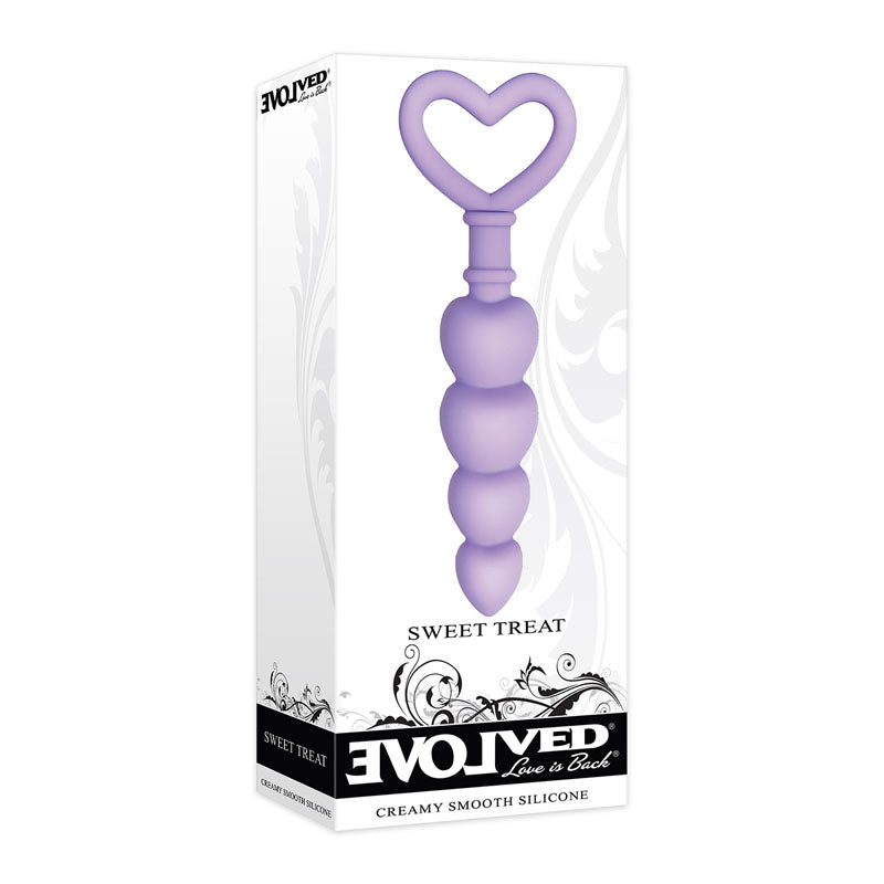 Sweet Treat Heart-Shaped Silicone Beads – 6.15" Flexible Graduated Butt Plug > Anal Range > Anal Beads