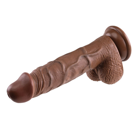 Evolved Realistic Dildo 8 Inch Dark 21 Cm Dong Dongs Realistic