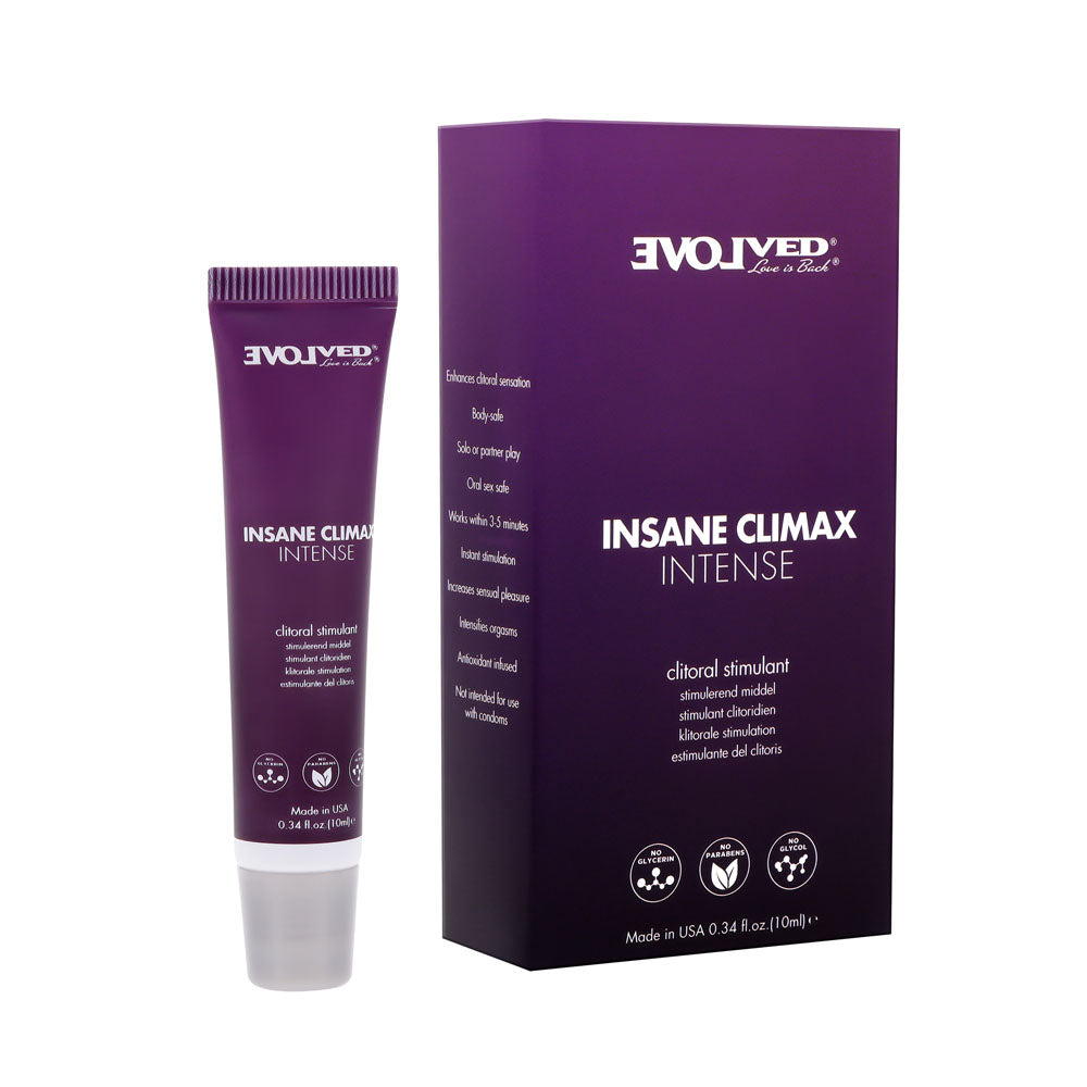 Evolved Insane Climax Intense Clitoral Stimulation Gel 10ml Default Title > Essentials > Womens Enhancers