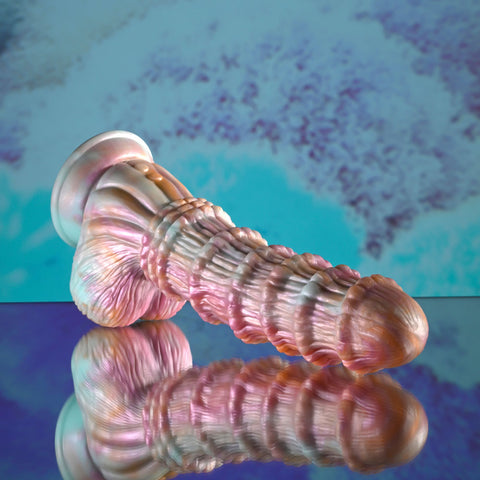 Evolved Fantasy Multicolored Vibrating USB Rechargeable Dildo DONGS Vibrating