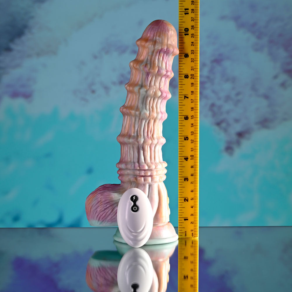 Evolved Fantasy Multicolored Vibrating USB Rechargeable Dildo DONGS Vibrating