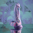 Evolved MYTHICAL - Multicoloured 22.6 cm USB Rechargeable Vibrating Fantasy Dildo with Remote > Dildos > Large Dildos