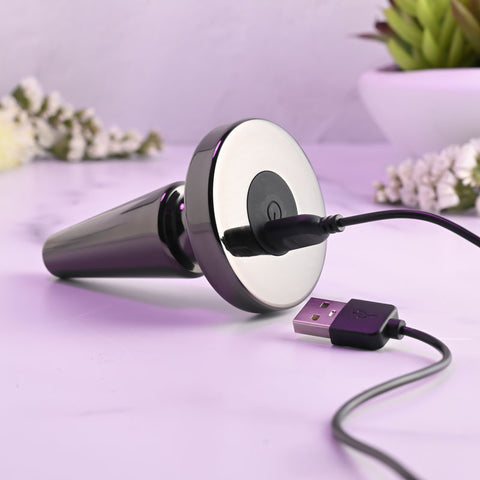 Evolved Beginner Vibrating Metal Plug Butt Plugs