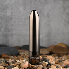 Evolved REAL SIMPLE - Black 10 cm USB Rechargeable Bullet BULLETS & EGGS