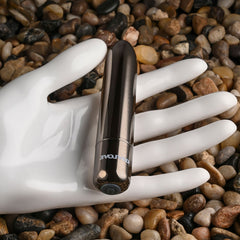 Evolved REAL SIMPLE - Black 10 cm USB Rechargeable Bullet BULLETS & EGGS
