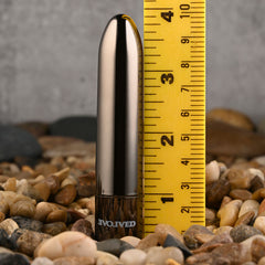 Evolved REAL SIMPLE - Black 10 cm USB Rechargeable Bullet BULLETS & EGGS