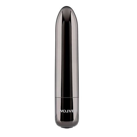 Evolved REAL SIMPLE - Black 10 cm USB Rechargeable Bullet Finger Stimulator