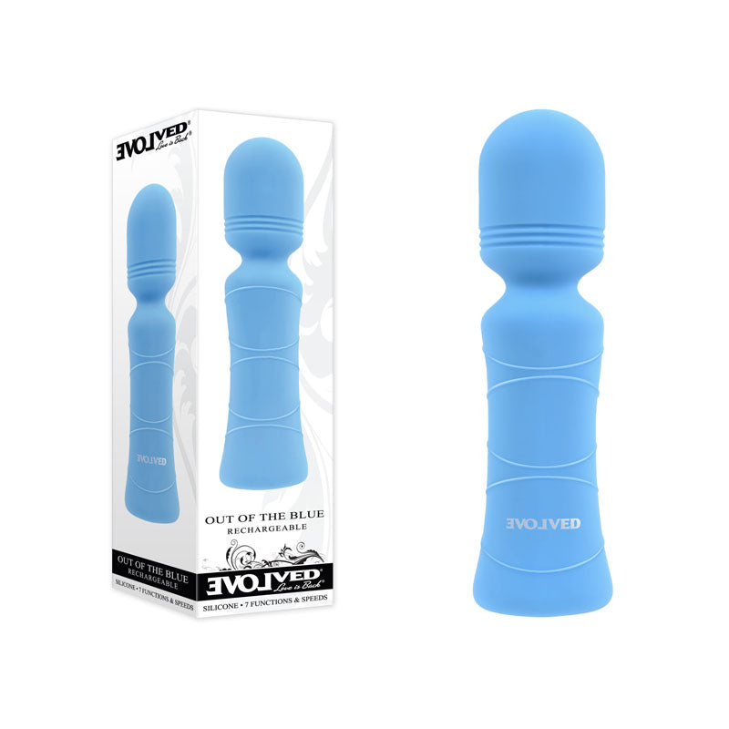 Evolved Out Of The Blue Mini Wand Massage Toy > Sex Toys > Mini Massagers