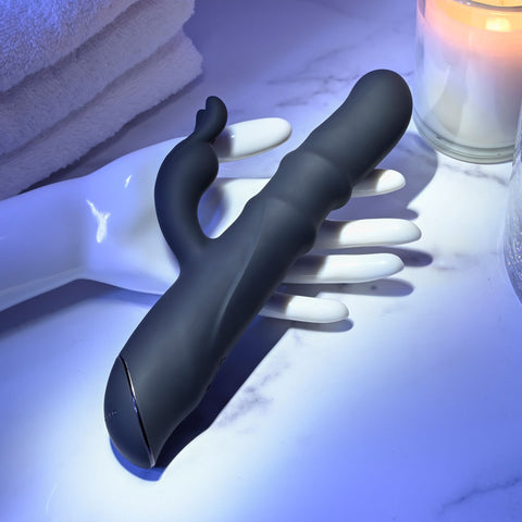 Evolved RINGMASTER 23.1cm Rabbit Vibe with 10 Speeds > Vibrators > Ladies > Rabbit
