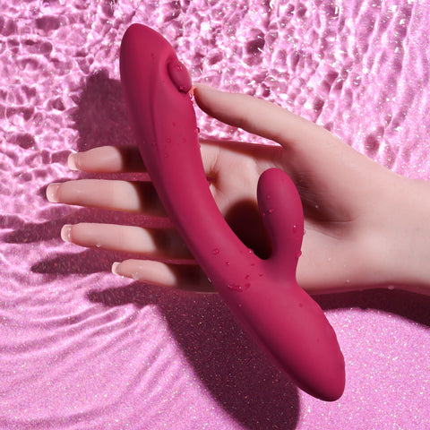 Evolved JAMMIN' G Dual Vibrator 20.1cm Waterproof VIBRATORS-RABBIT