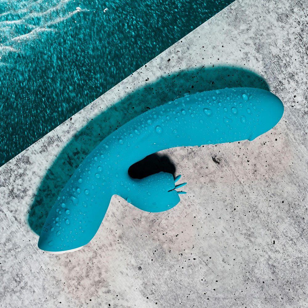 Evolved FIERCE FLICKER Dual Vibe 19.5cm Waterproof > Vibrators > Ladies > Rabbit