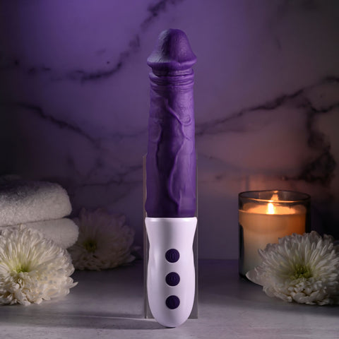 Evolved PLUM THRUST 1.5 Inch Vibrating Thruster 29 cm DONGS Thrusting