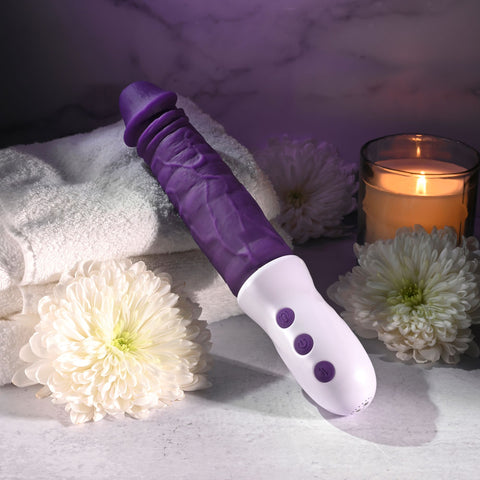 Evolved PLUM THRUST 1.5 Inch Vibrating Thruster 29 cm DONGS Thrusting