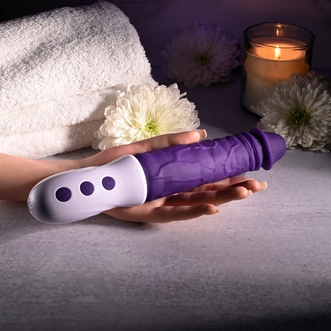 Evolved PLUM THRUST 1.5 Inch Vibrating Thruster 29 cm DONGS Thrusting