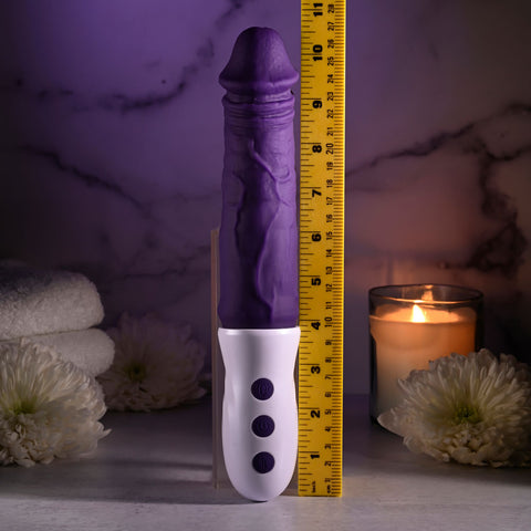 Evolved PLUM THRUST 1.5 Inch Vibrating Thruster 29 cm DONGS Thrusting