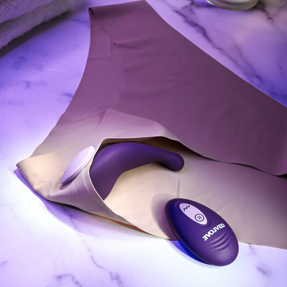 Evolved PANTY PARTY Remote Controlled Silicone Vibe 10cm > Sex Toys For Ladies > Panty Vibes
