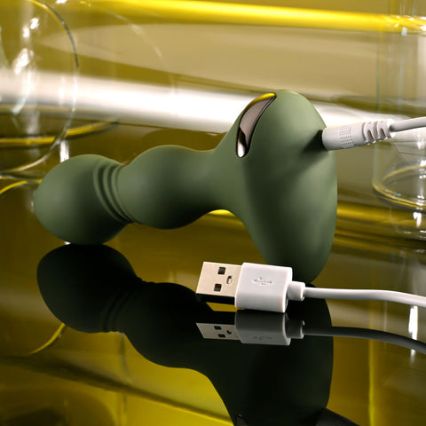 Evolved Lieutenant 12.2 cm USB Rechargeable Vibrating Butt Plug Butt Plugs - Vibrating