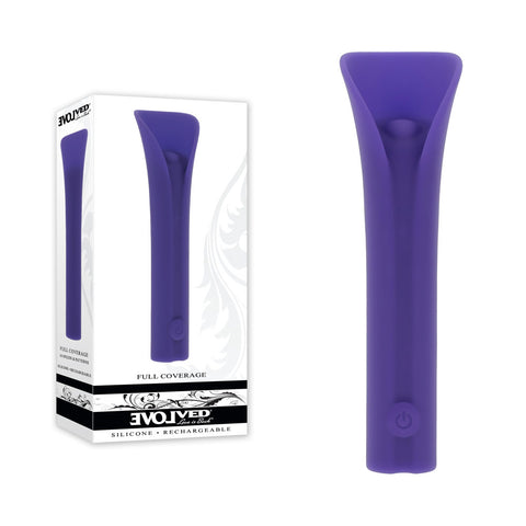Evolved Full Coverage Stimulator Adult Sex Toy Purple Vibrators
