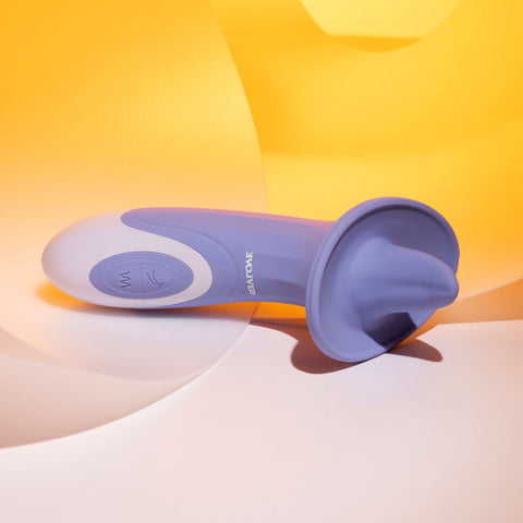 Evolved Lix and Kisses Purple Rechargeable Flicking Tongue Stimulator STIMULATORS