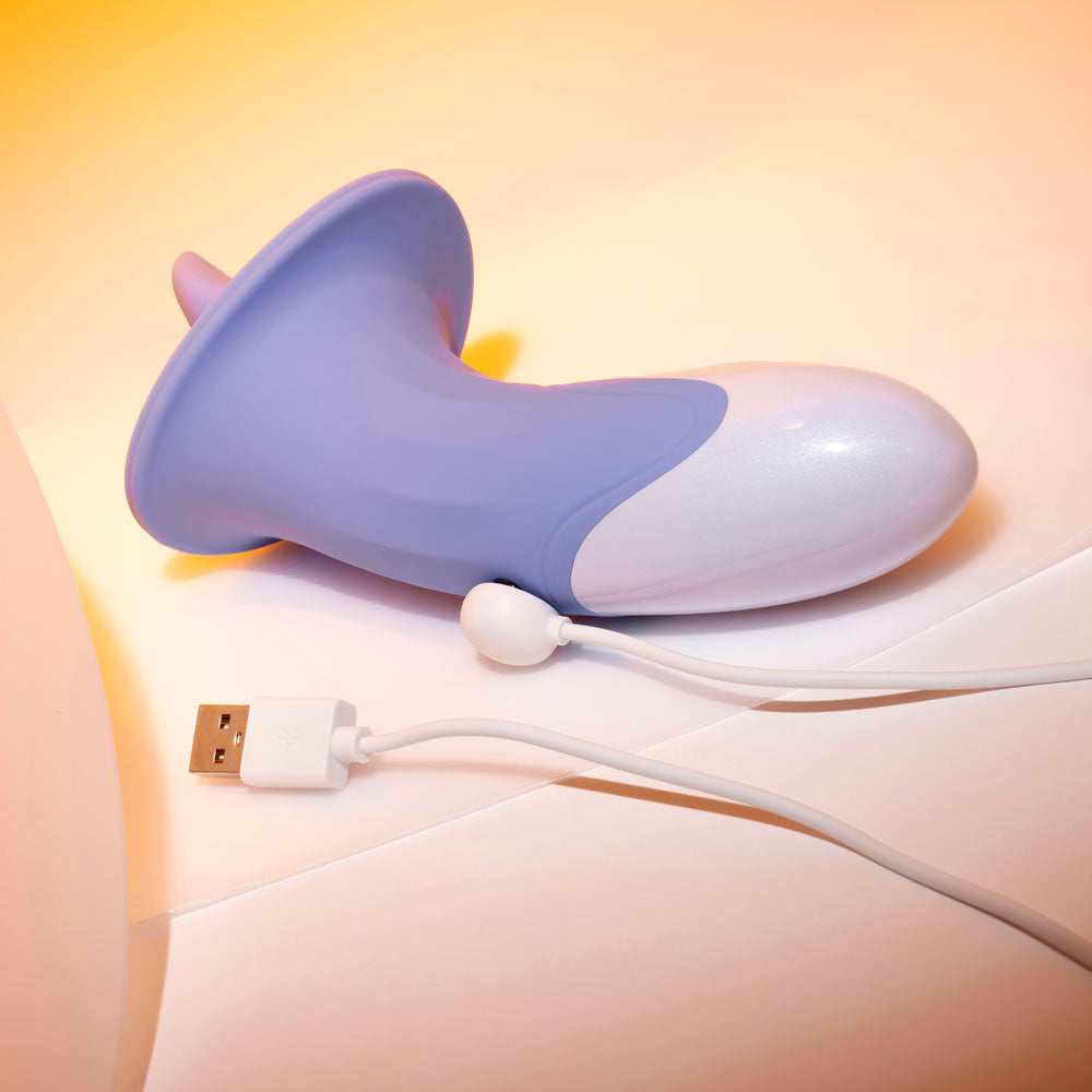 Evolved Lix and Kisses Purple Flicking Tongue Stimulator > Vibrators > Ladies > Clitoral Vibrators and Stimulators