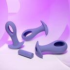 Evolved Hole Punch Plug Set Butt Plugs with Interchangeable Bullet Set of 3 Sizes > Anal Range > Vibrating Butt Plugs