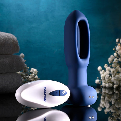 Evolved The Flapper Vibrating and Flapping Butt Plug with Remote Butt Plugs - Vibrating