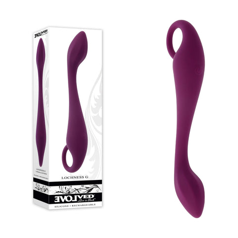 Evolved Loch Ness G 19 Centimeter USB Rechargeable Vibrator Purple Vibrators