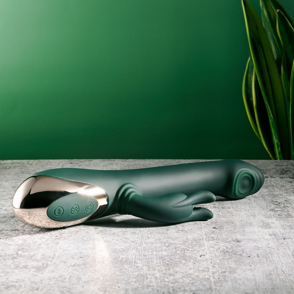 Evolved Rabbit Tap Tap 25 cm USB Rechargeable Vibrator with Tapping Tip VIBRATORS-RABBIT
