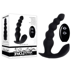 Evolved BEAD ME UP 16.8 cm USB Rechargeable Vibrating Anal Beads Black ANAL TOYS