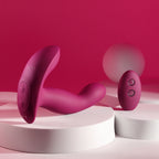 Evolved COME ON OVER - Burgundy 15.9 cm USB Rechargeable Vibrator with Wireless Remote > Vibrators > G-Spot
