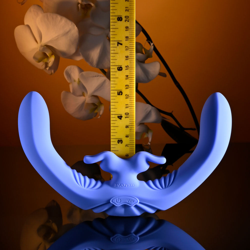 Evolved Lovebirds Double-Ended Rabbit Vibrator with Remote > Vibrators > Ladies > Rabbit