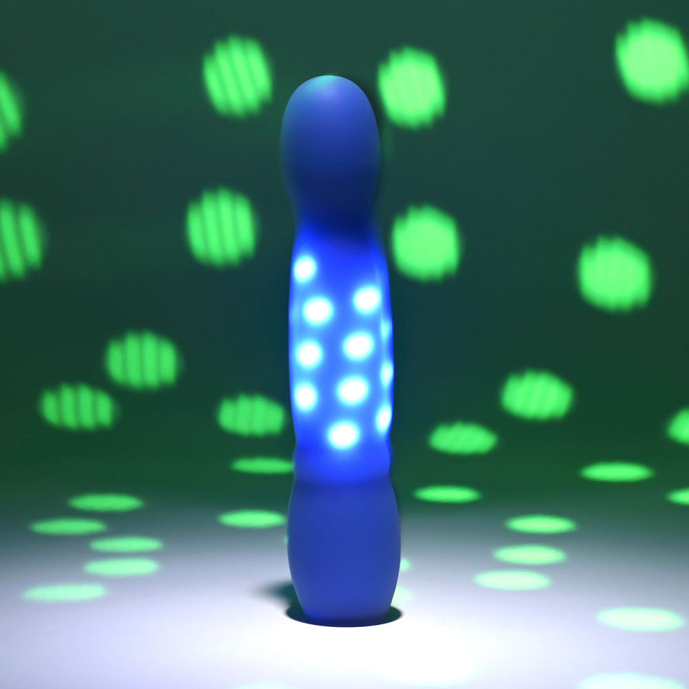 Evolved Disco Diva – USB Rechargeable 20.9 cm Light Up Vibrator Secondary image