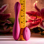 Evolved Cherry Pose Flexible Vibrator With Remote > Sex Toys > Couples Toys