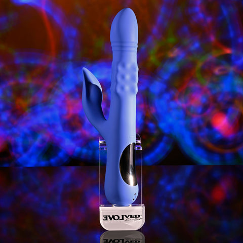 Evolved Pop Goes The O Thrusting Rabbit Vibrator USB Rechargeable VIBRATORS-RABBIT