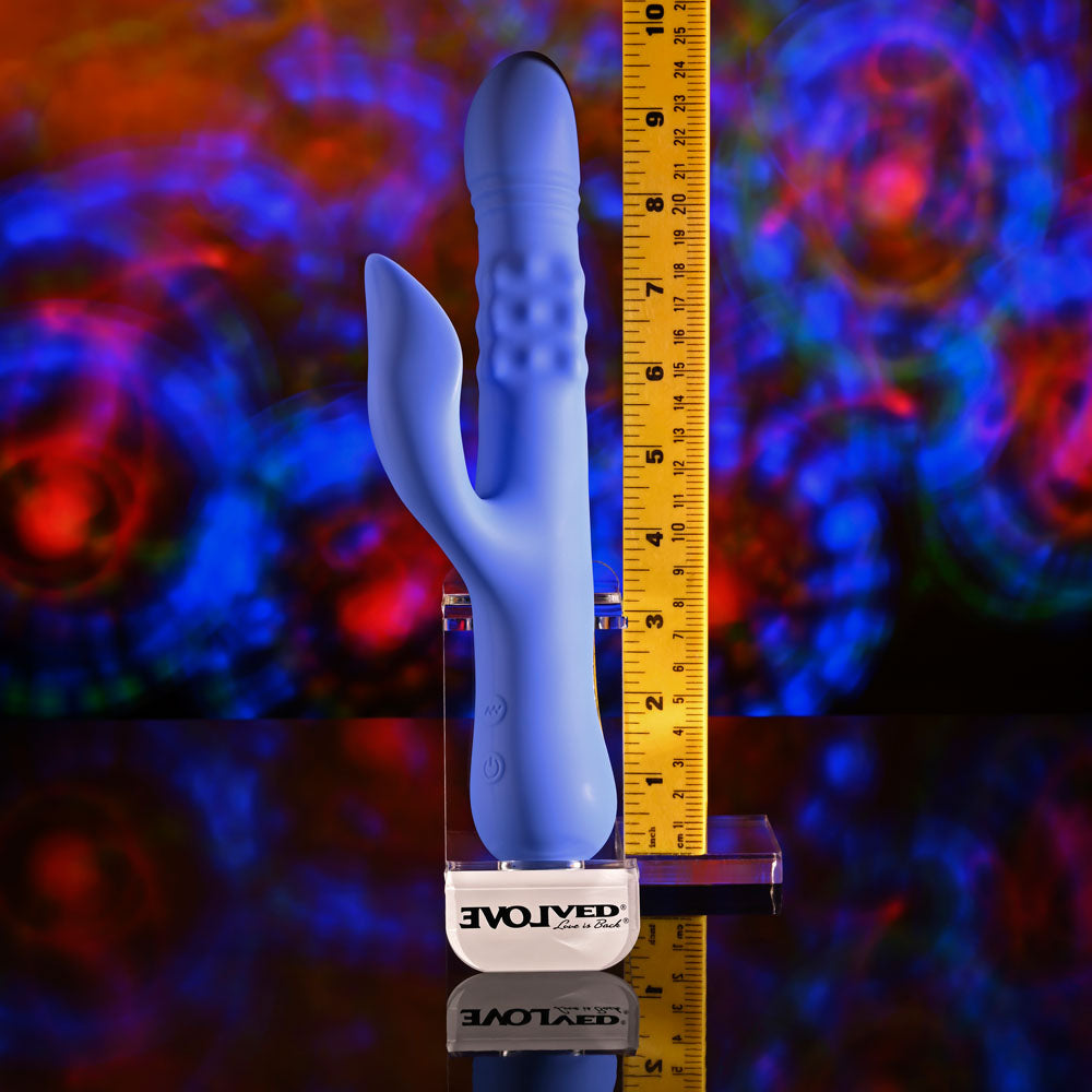 Evolved Pop Goes The O Thrusting Rabbit Vibrator Rechargeable > Vibrators > Ladies > Rabbit