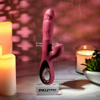 Evolved Bursting With Pleasure – 25.4 cm USB Rechargeable Dual Vibrator > Vibrators > Ladies > Rabbit