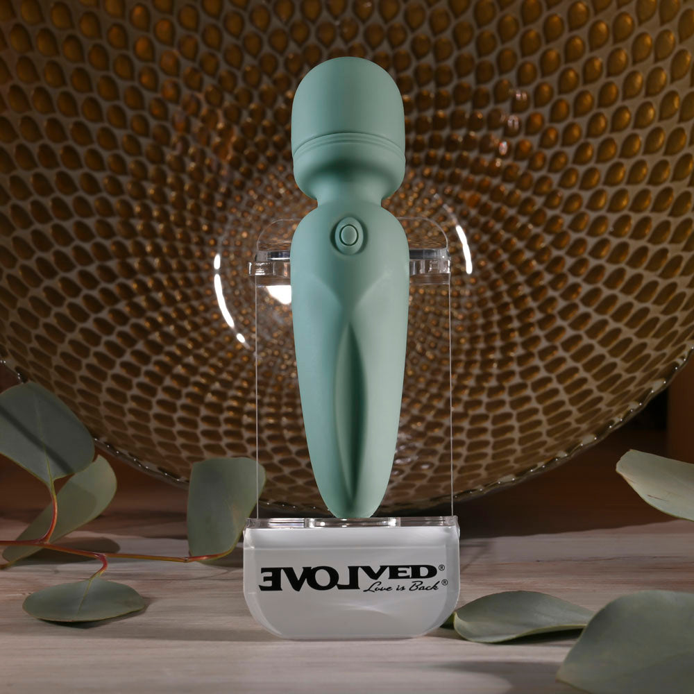 Evolved Rumble Wand Olive Green Mini Massager > Sex Toys > Mini Massagers