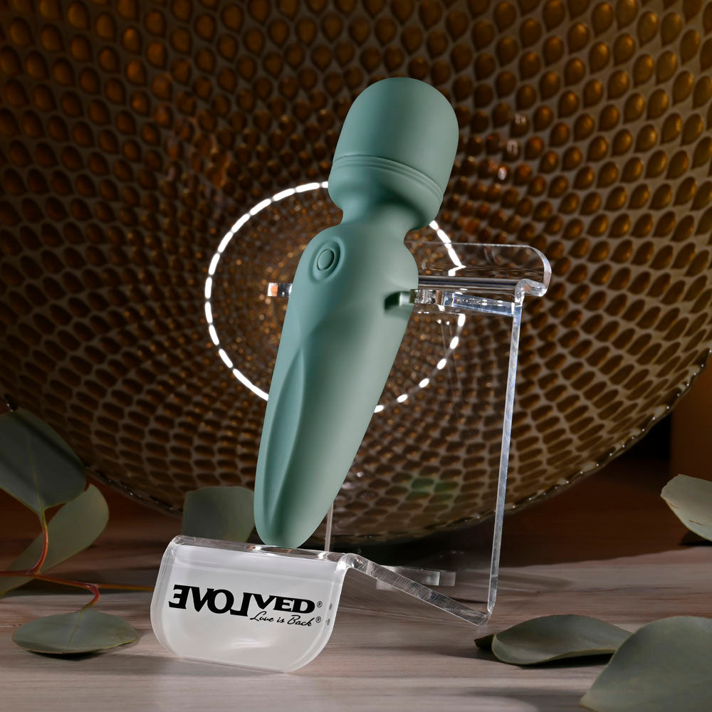 Evolved Rumble Wand Olive Green Mini Massager > Sex Toys > Mini Massagers