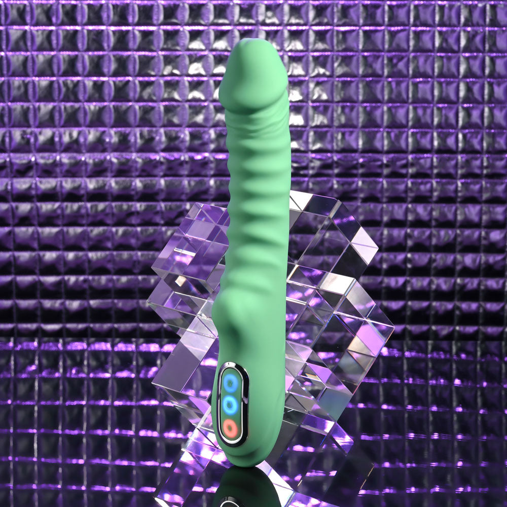 Evolved Full Throttle (Mint) – USB Rechargeable Heated Vibrator 24.1 cm > Vibrators > Standard Vibrators