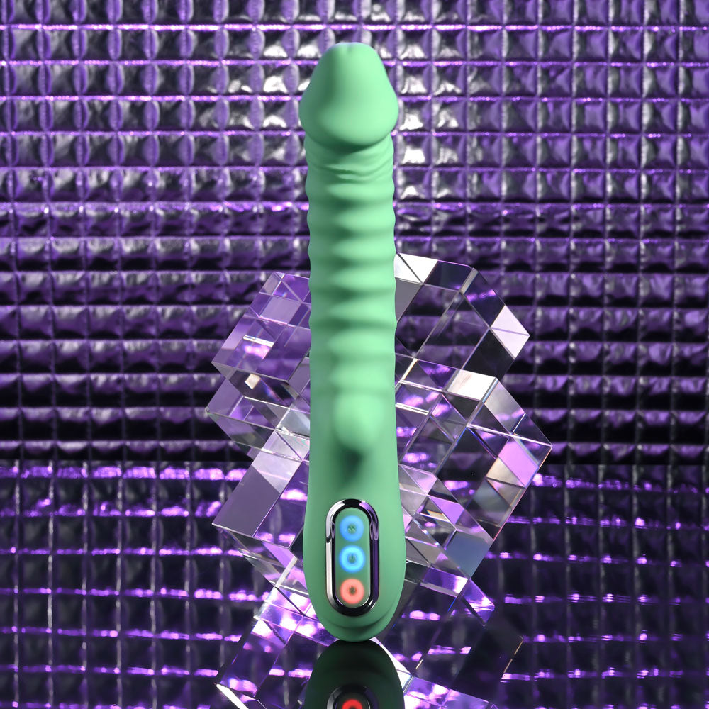 Evolved Full Throttle (Mint) – USB Rechargeable Heated Vibrator 24.1 cm > Vibrators > Standard Vibrators