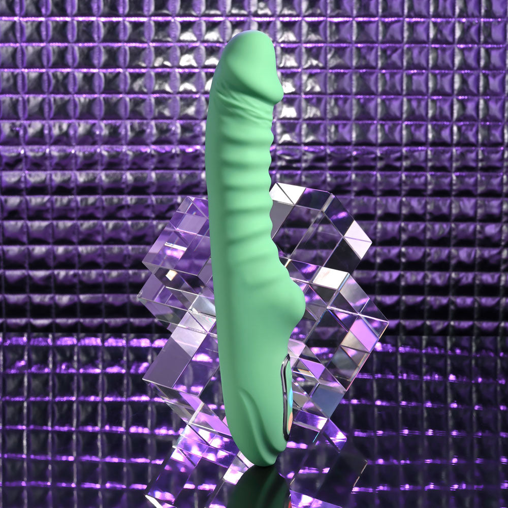 Evolved Full Throttle (Mint) – USB Rechargeable Heated Vibrator 24.1 cm > Vibrators > Standard Vibrators
