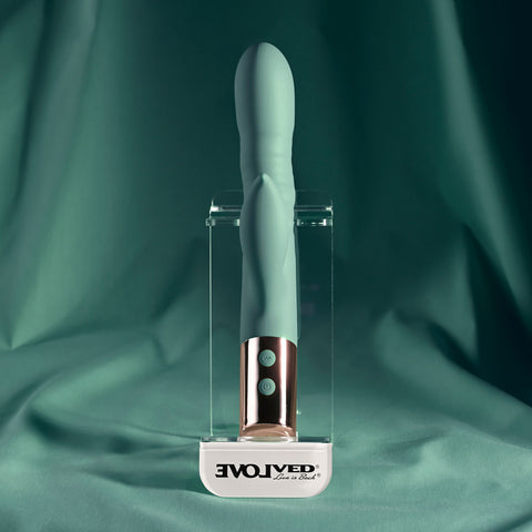 Evolved The Shimmy – USB Rechargeable Thrusting Rabbit Vibrator > Vibrators > Ladies > Rabbit