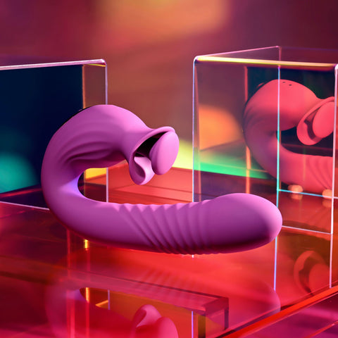 Evolved Deep Ecstasy – USB Rechargeable 16.5cm Thrusting Vibrator > Sex Toys For Ladies > Clitoral Vibrators and Stimulators