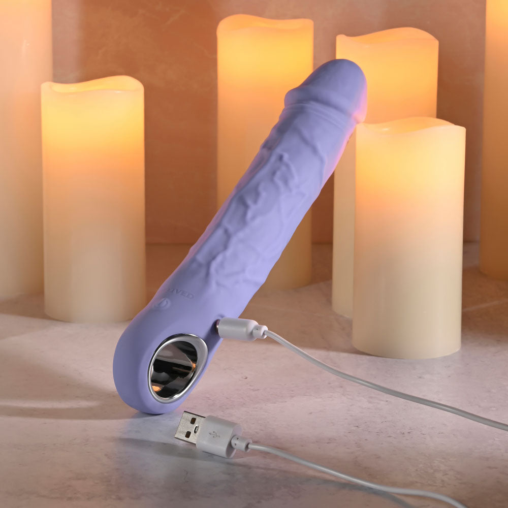 Evolved Large Fantasy USB Rechargeable 21.8 cm Multi-Speed Vibrator > Vibrators > Standard Vibrators