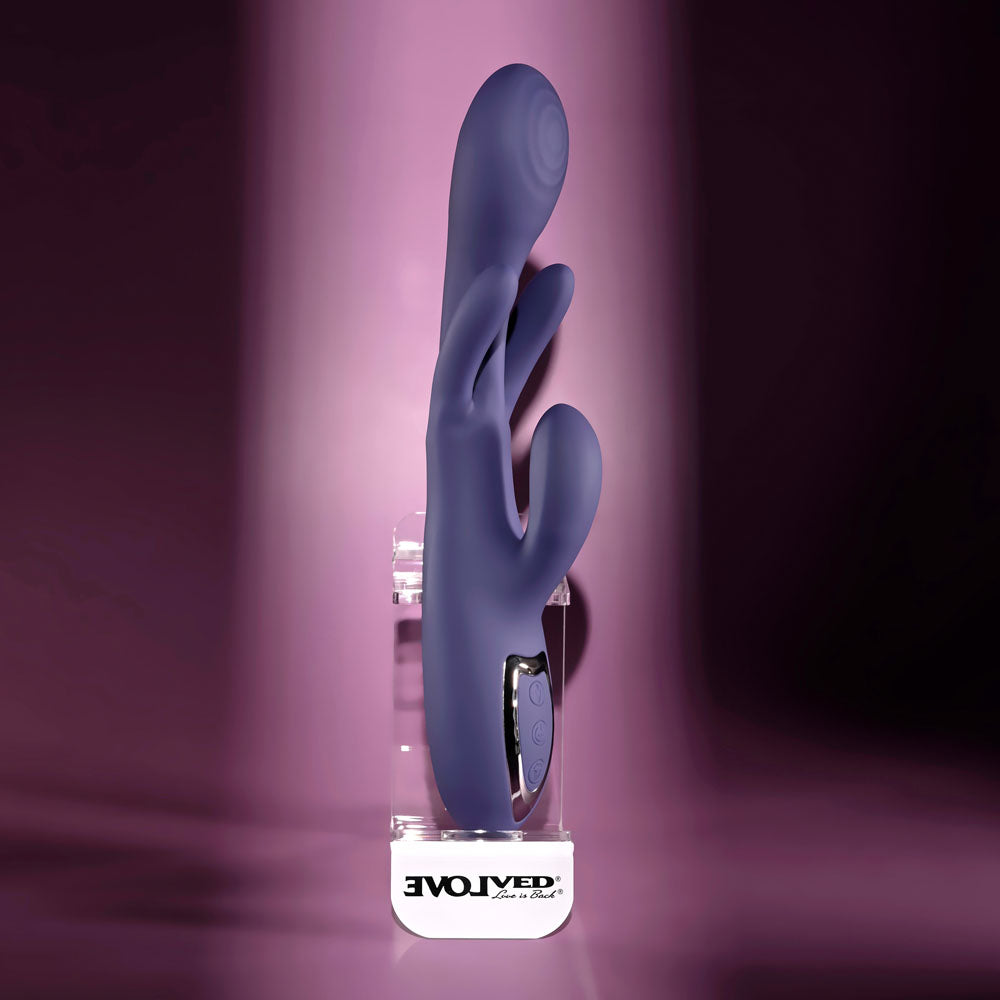 Evolved Bow Down – USB Rechargeable Rabbit Vibrator > Vibrators > Ladies > Rabbit Multi